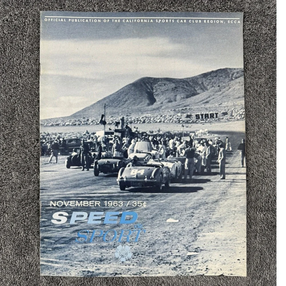 Vintage November 1963‎ Speed & Sport Magazine SCCA California Racing Sunbeam Ad